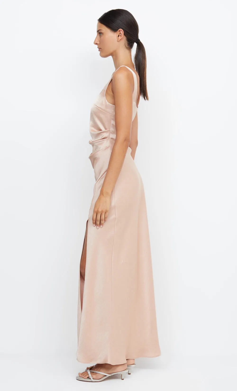 THE DREAMER SQUARE NECK DRESS - ROSE GOLD sold by bec + bridge product image thumbnail 4