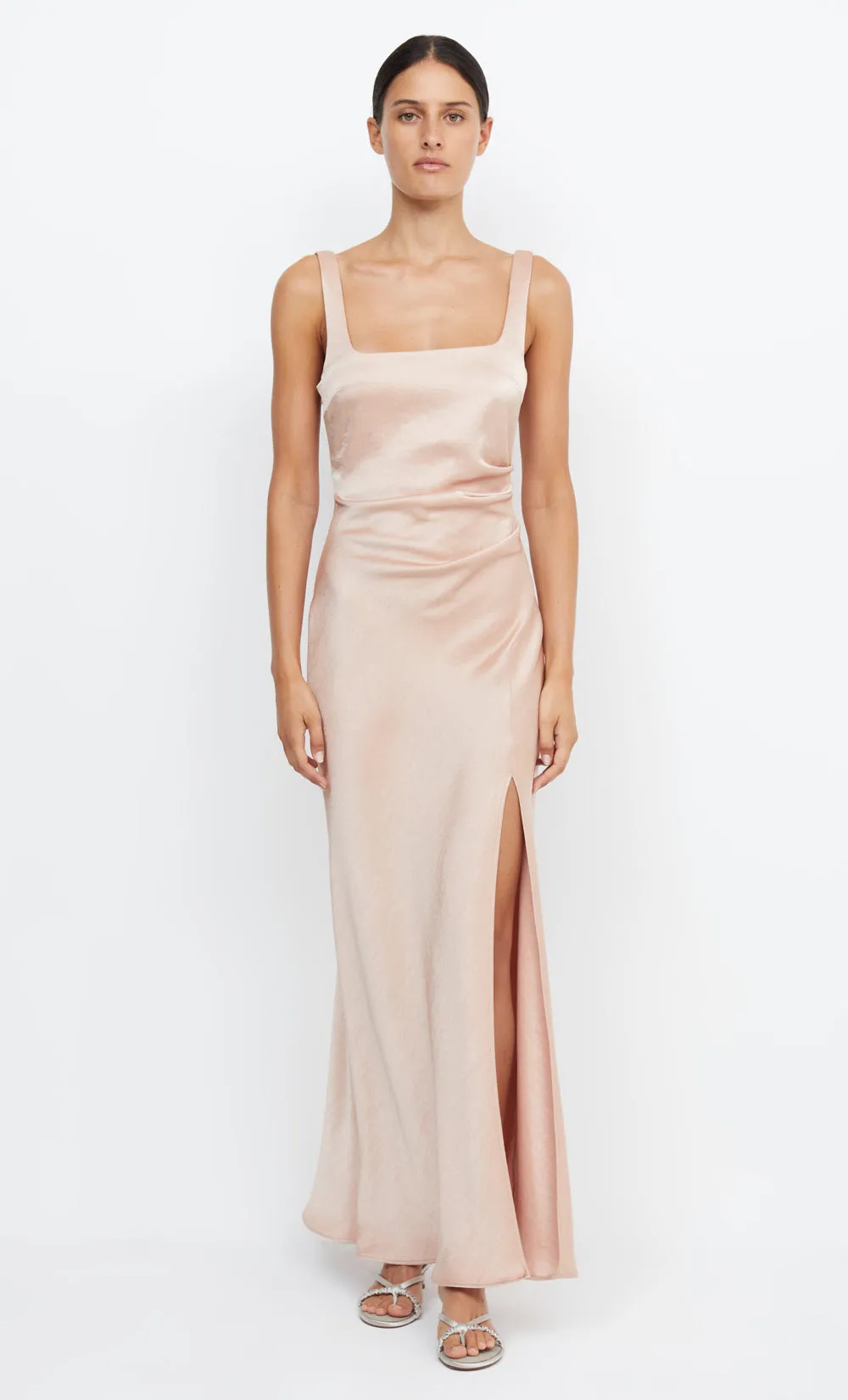 THE DREAMER SQUARE NECK DRESS - ROSE GOLD sold by bec + bridge