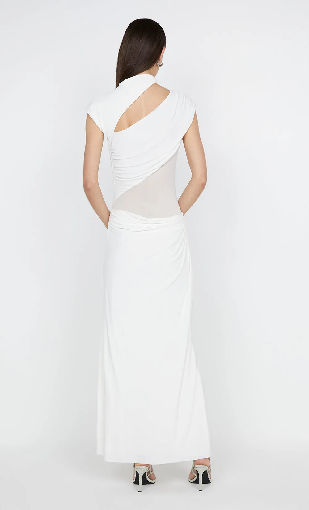 ODESSE ASYM DRESS - WHITE sold by bec + bridge product image thumbnail 2