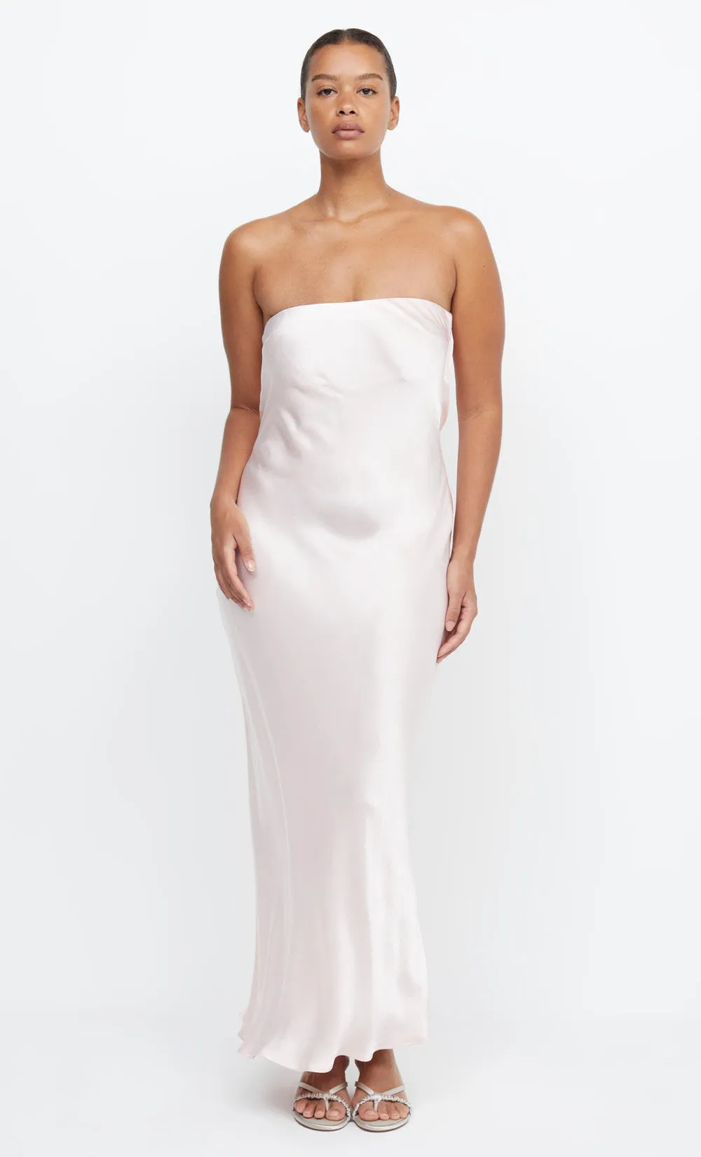 MOON DANCE STRAPLESS DRESS - BLUSH sold by bec + bridge