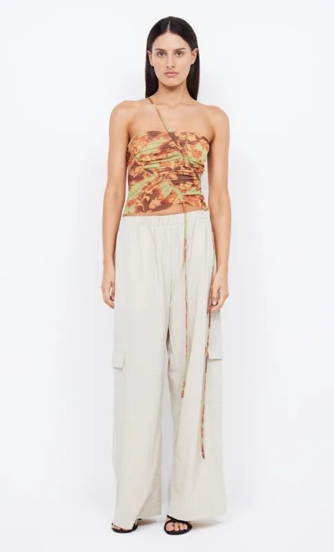 PRIYA ASYM TOP - HIBISCUS PATCHWORK sold by bec + bridge