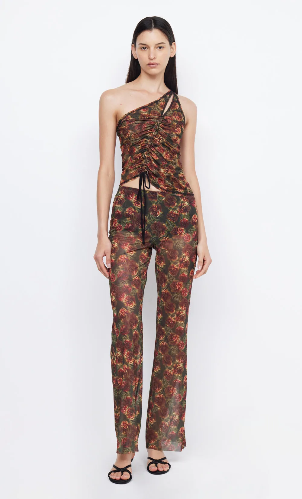 NOLA ASYMMETRIC TOP - SHADOW ROSE sold by bec + bridge