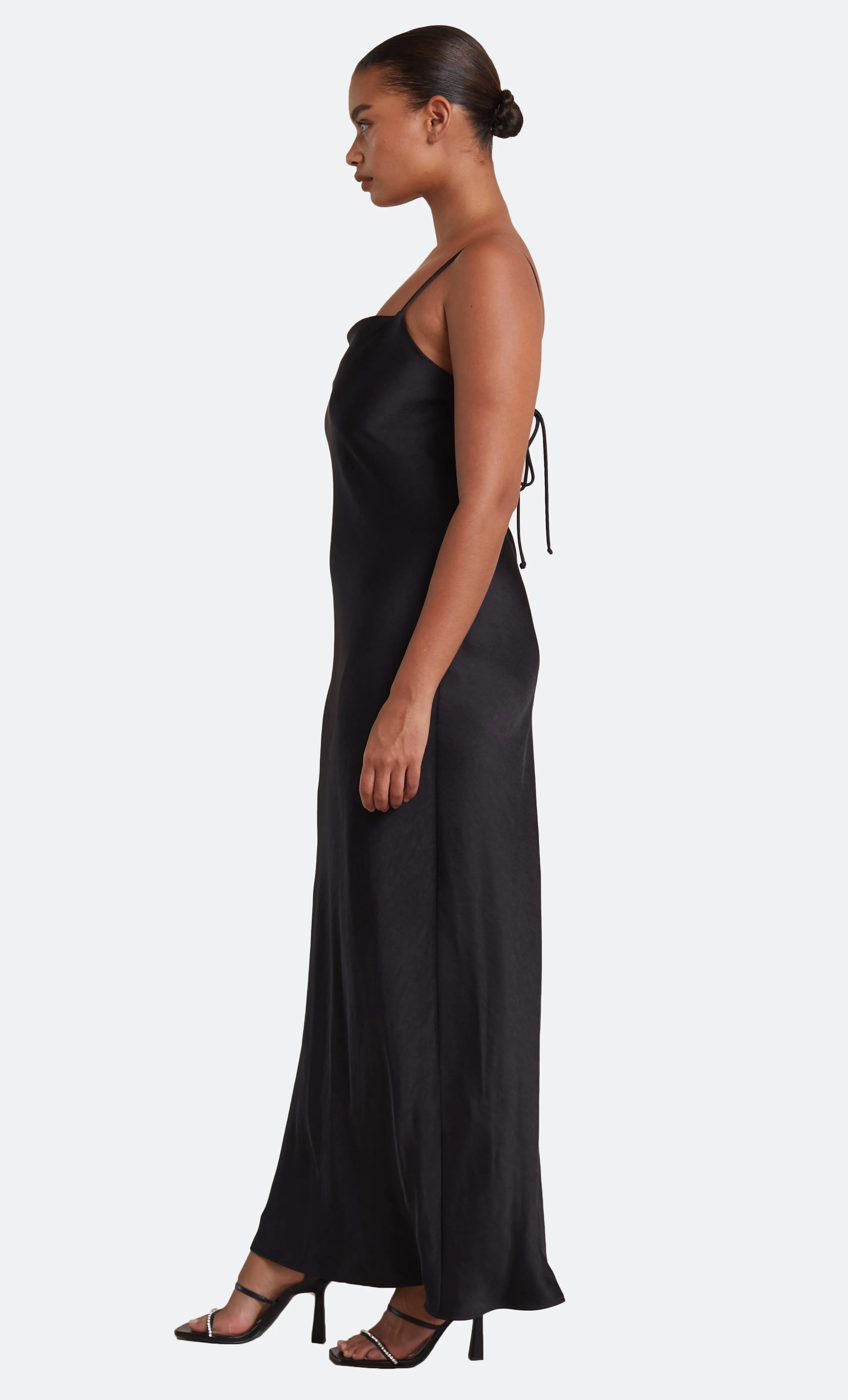 THE DREAMER TIE DRESS - BLACK sold by bec + bridge product image thumbnail 4