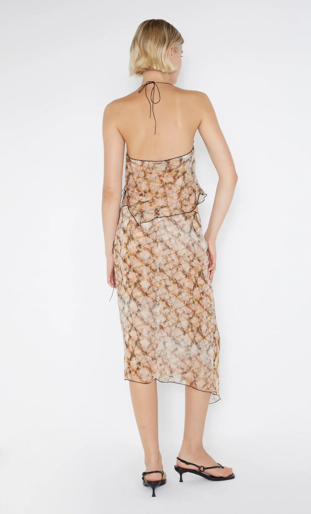 CIEL HALTER TOP - GEO SHIBORI sold by bec + bridge product image thumbnail 2