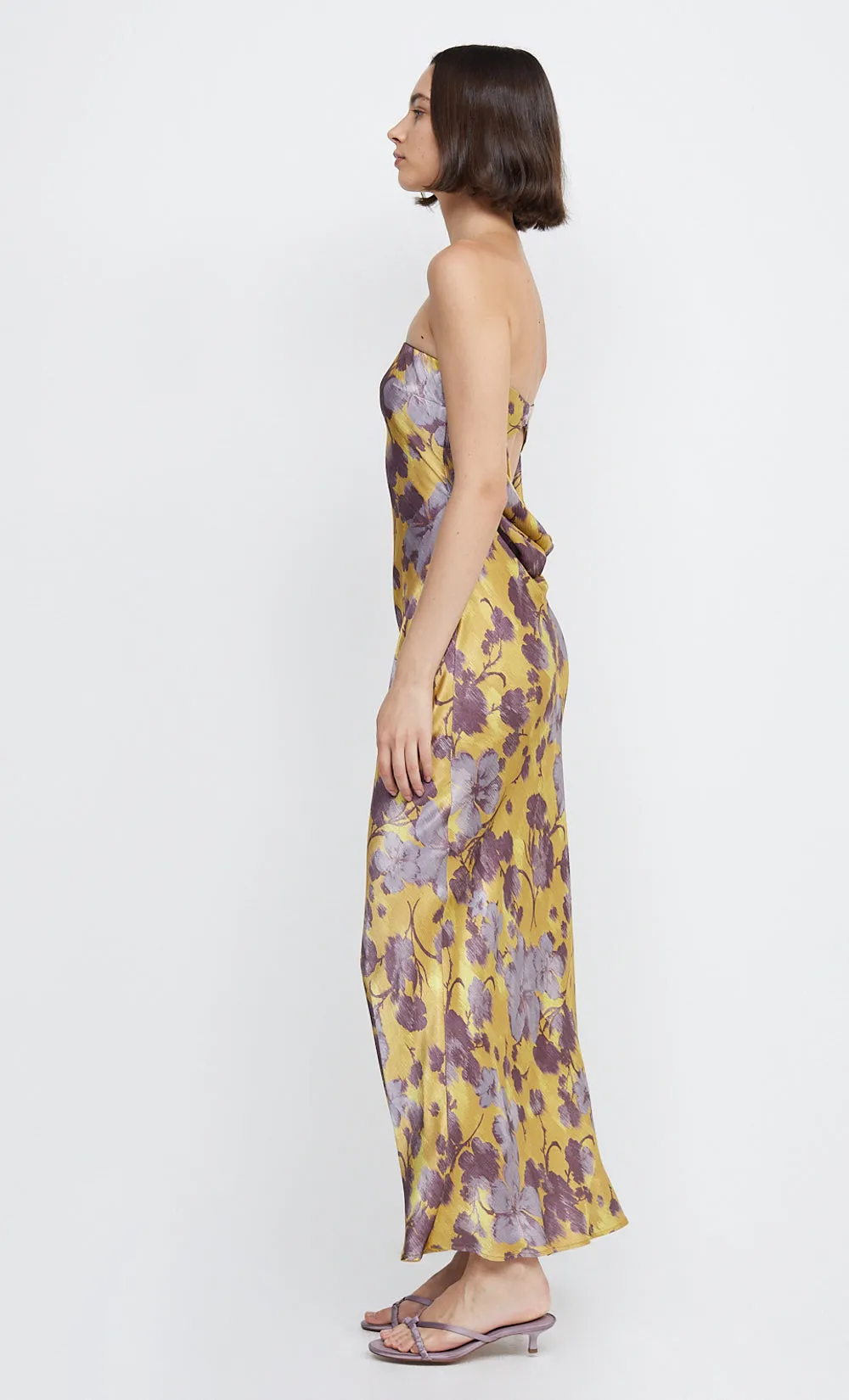MOON DANCE STRAPLESS DRESS - GOLDEN VIOLET sold by bec + bridge product image thumbnail 3