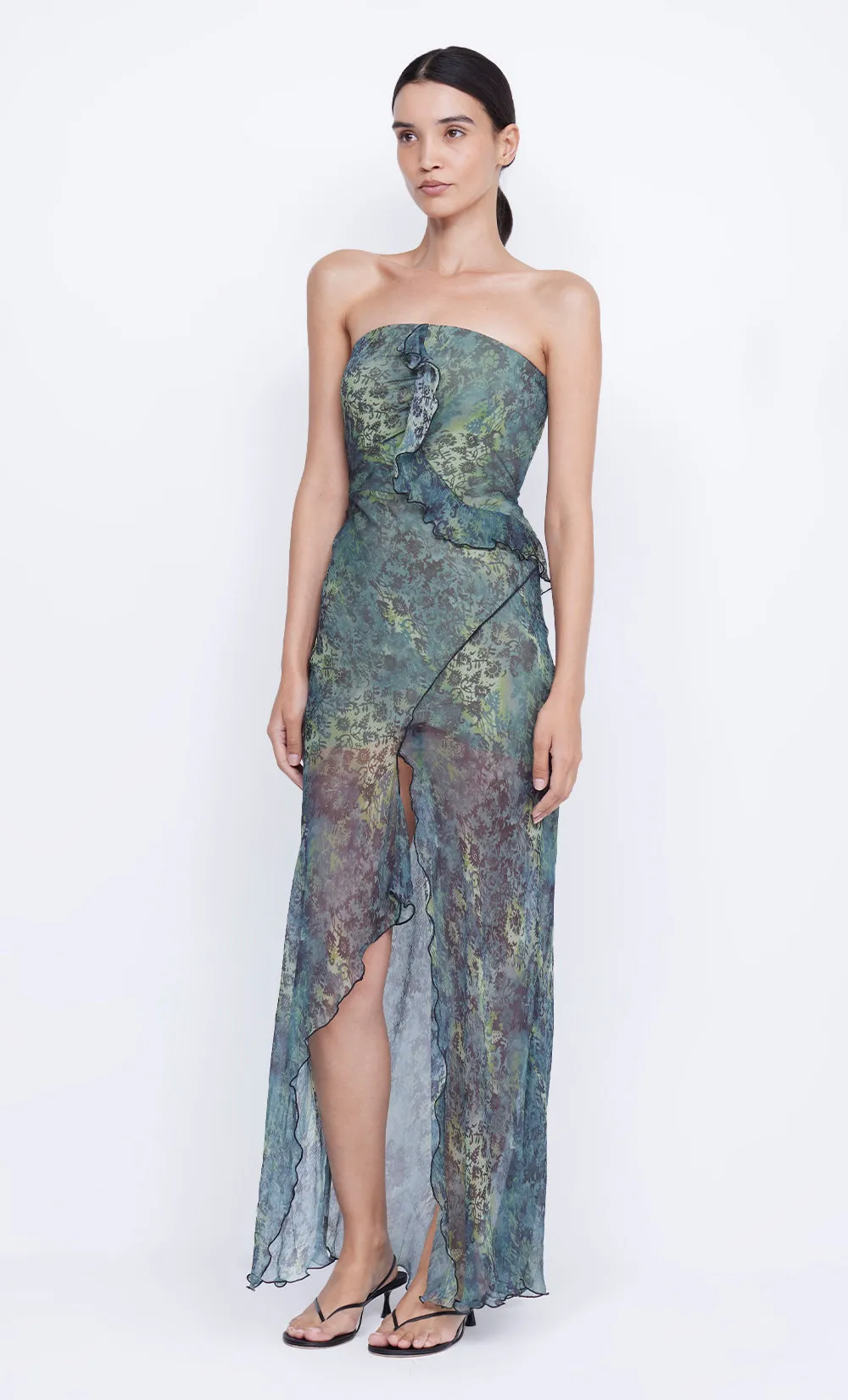 OPAL STRAPLESS MAXI DRESS - NOUVEAU BLEUE sold by bec + bridge product image thumbnail 3