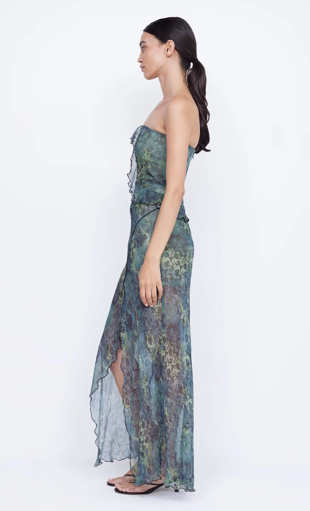 OPAL STRAPLESS MAXI DRESS - NOUVEAU BLEUE sold by bec + bridge product image thumbnail 4