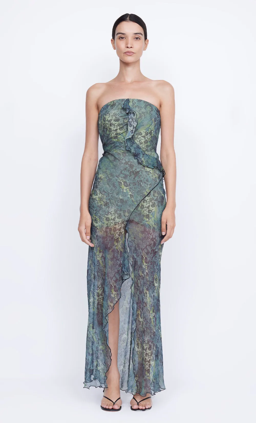 OPAL STRAPLESS MAXI DRESS - NOUVEAU BLEUE sold by bec + bridge