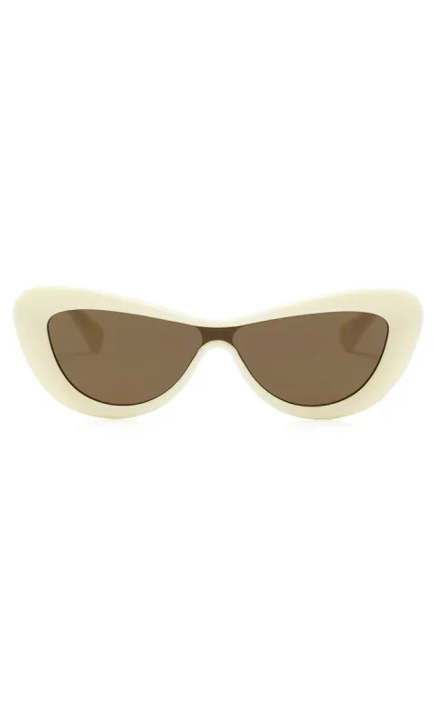 BEACH SEEKER SUNGLASSES - CREAM sold by bec + bridge