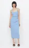 KARINA TUCK MIDI DRESS - MERIDIAN BLUE sold by bec + bridge