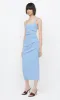 KARINA TUCK MIDI DRESS - MERIDIAN BLUE sold by bec + bridge