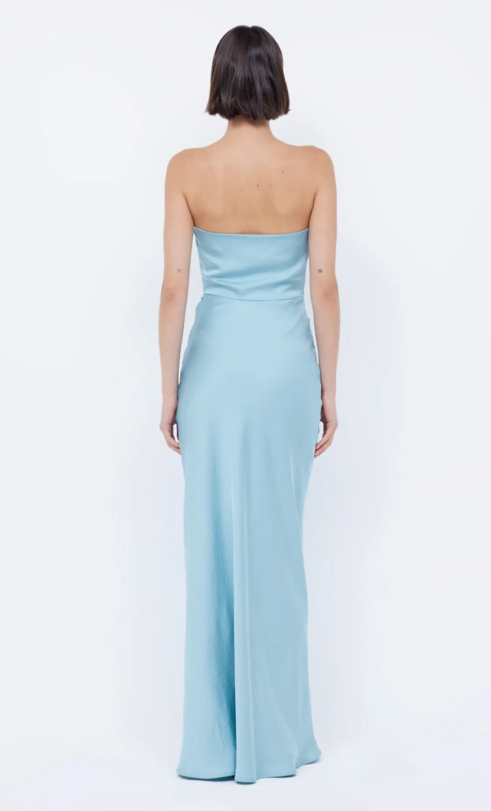 EMILIA STRAPLESS DRESS - DUCK EGG sold by bec + bridge product image thumbnail 2