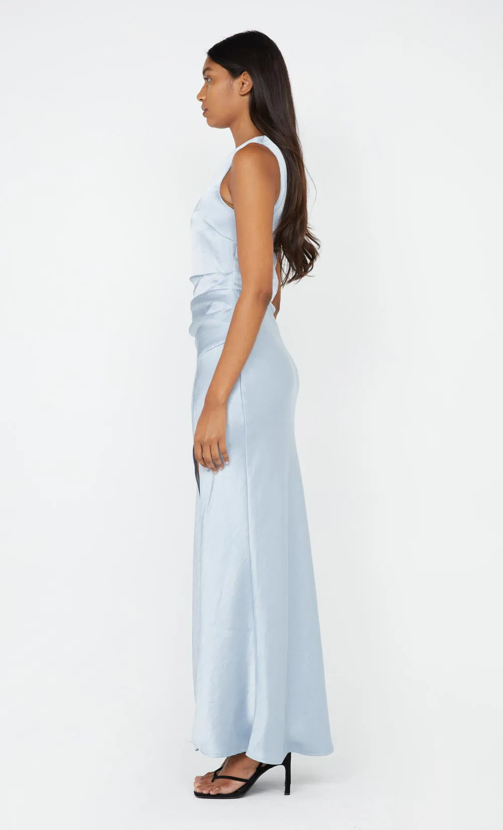 THE DREAMER ASYM DRESS - DUSTY BLUE sold by bec + bridge product image thumbnail 4