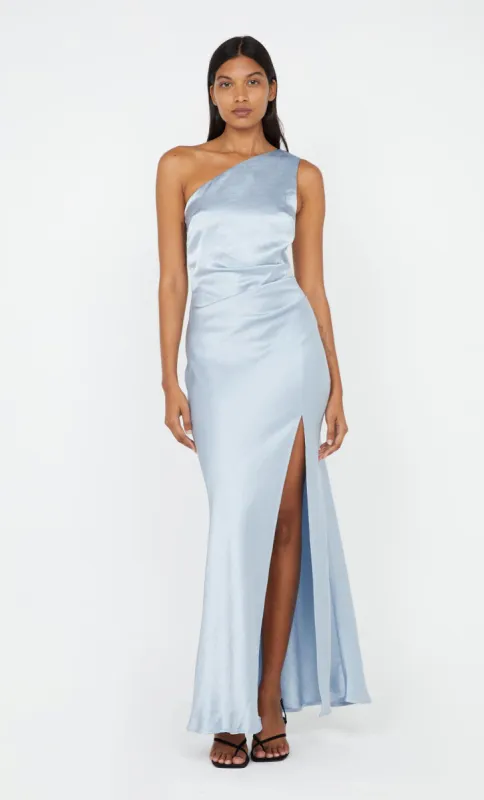THE DREAMER ASYM DRESS - DUSTY BLUE sold by bec + bridge