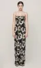 BLOOM SILK MAXI DRESS - BLACK PRINT sold by bec + bridge
