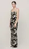BLOOM SILK MAXI DRESS - BLACK PRINT sold by bec + bridge