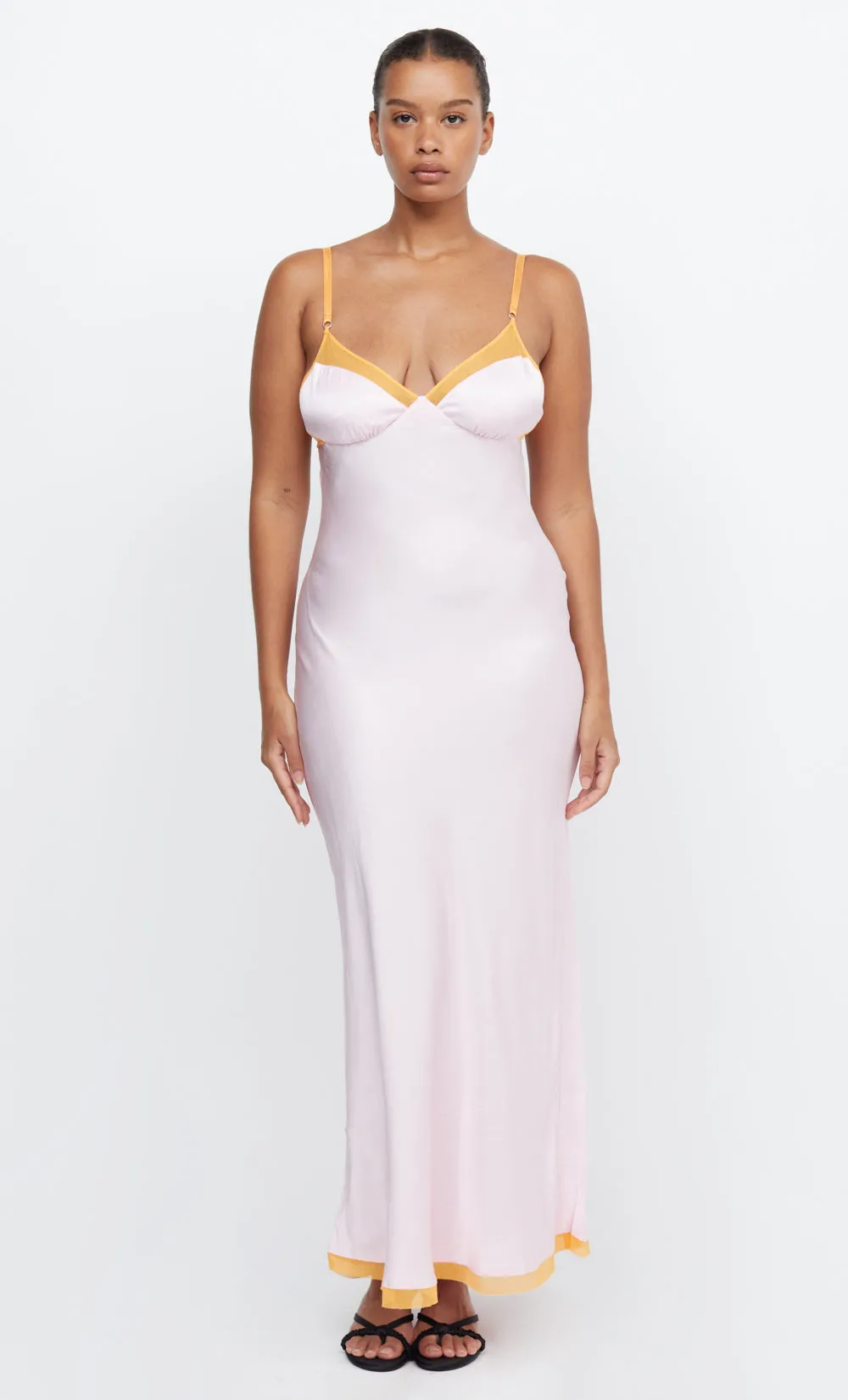 JOELLE MAXI DRESS - QUARTZ/TANGERINE sold by bec + bridge product image thumbnail 2