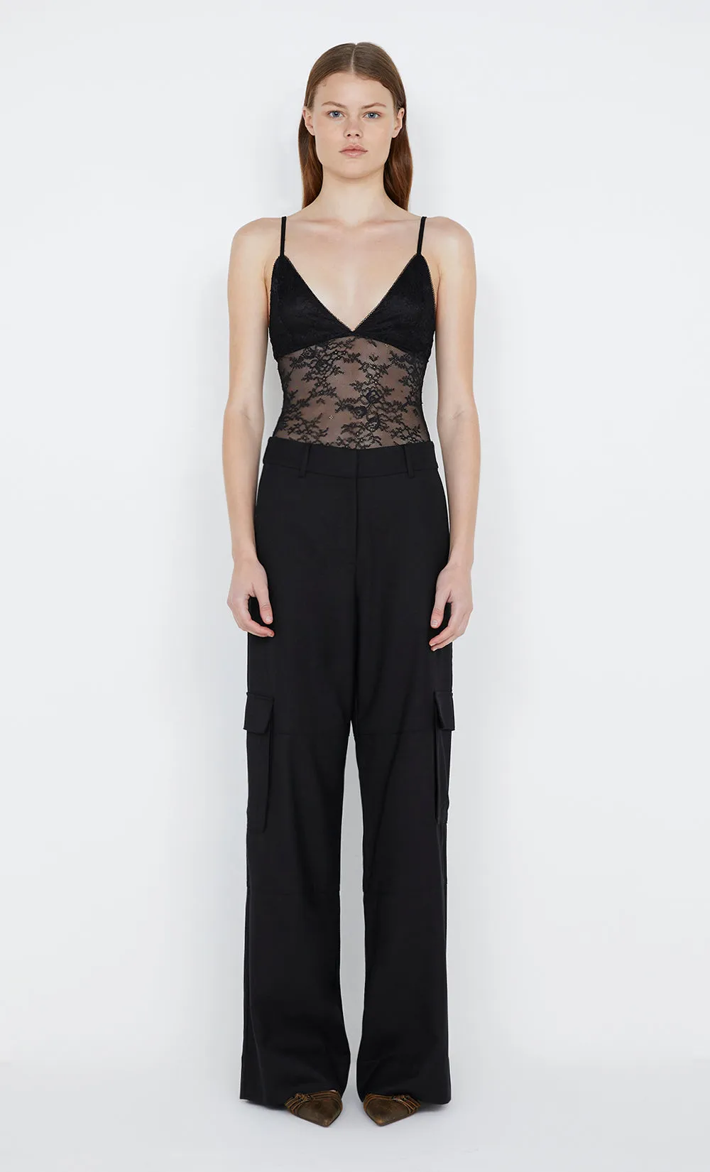 SASHAY BODYSUIT - BLACK sold by bec + bridge
