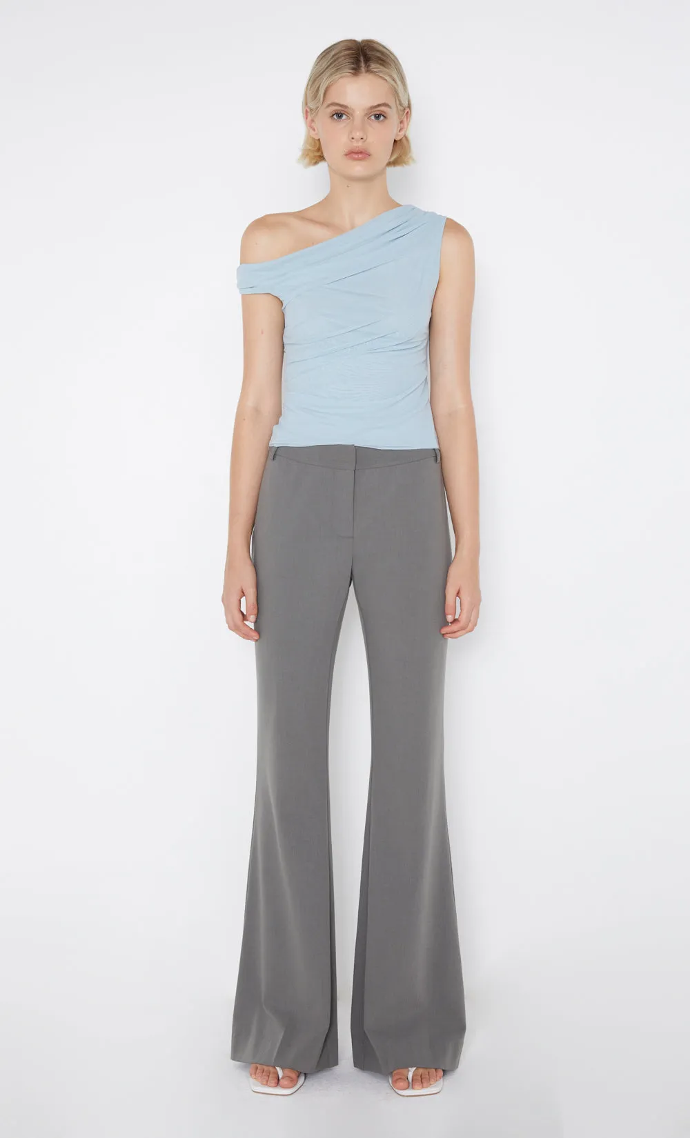 VICTORIA ASYM TOP - SKY BLUE sold by bec + bridge