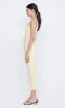 KARINA TUCK MIDI DRESS - BUTTER YELLOW sold by bec + bridge
