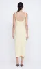 KARINA TUCK MIDI DRESS - BUTTER YELLOW sold by bec + bridge
