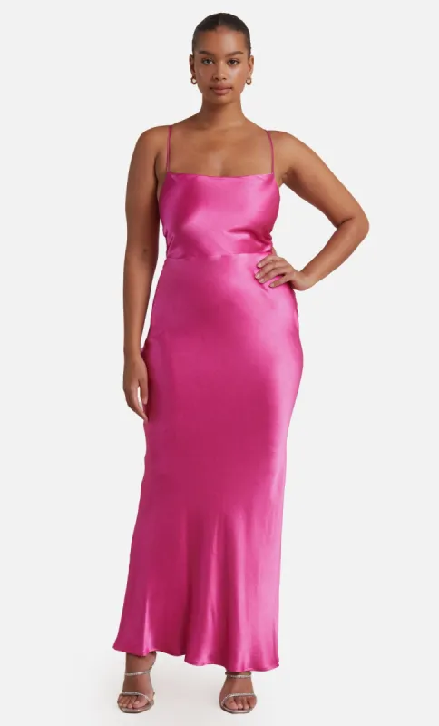 LOREN MAXI DRESS - DEEP PINK sold by bec + bridge
