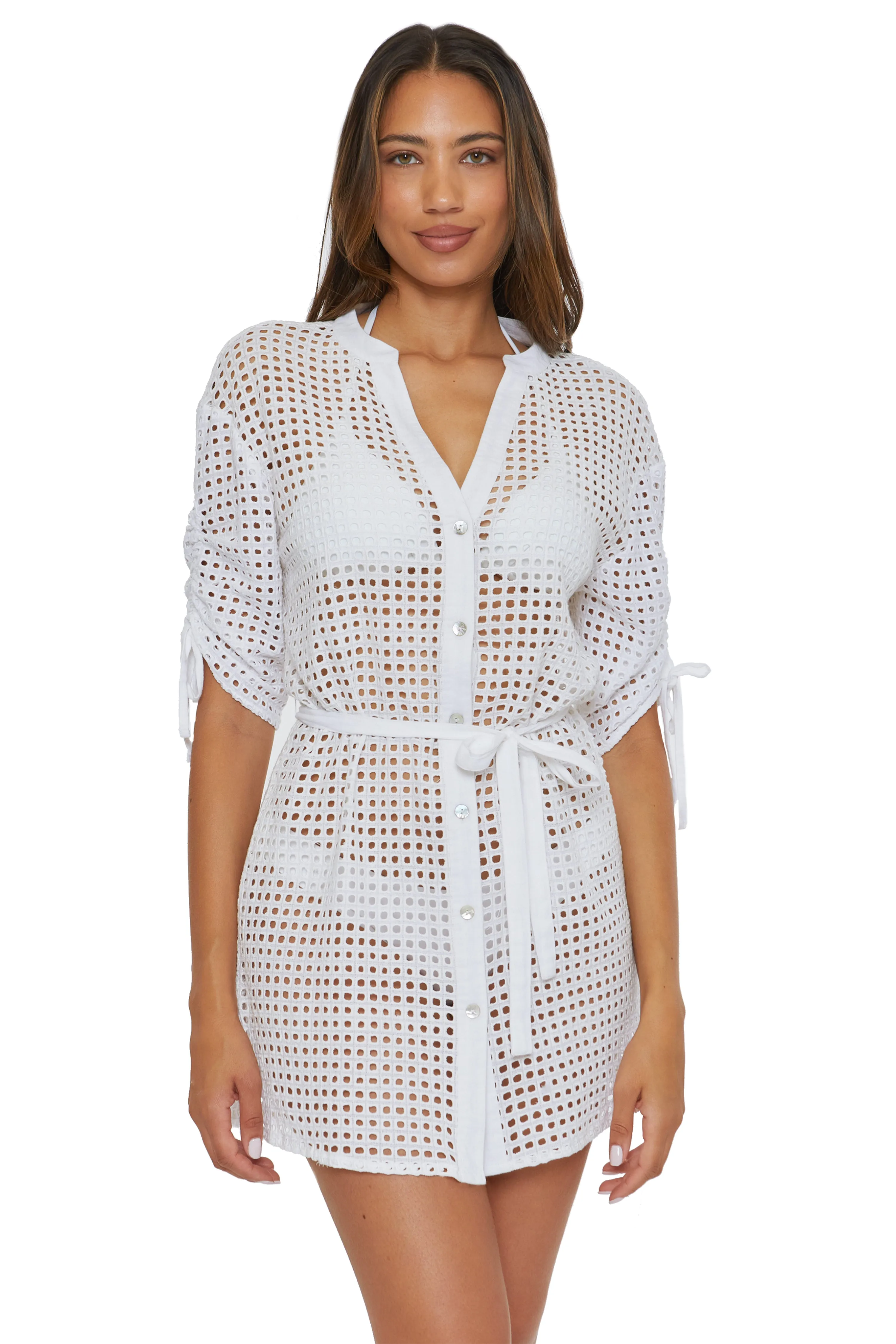 GAUZY & MESH DRESS sold by BECCA product image thumbnail 5