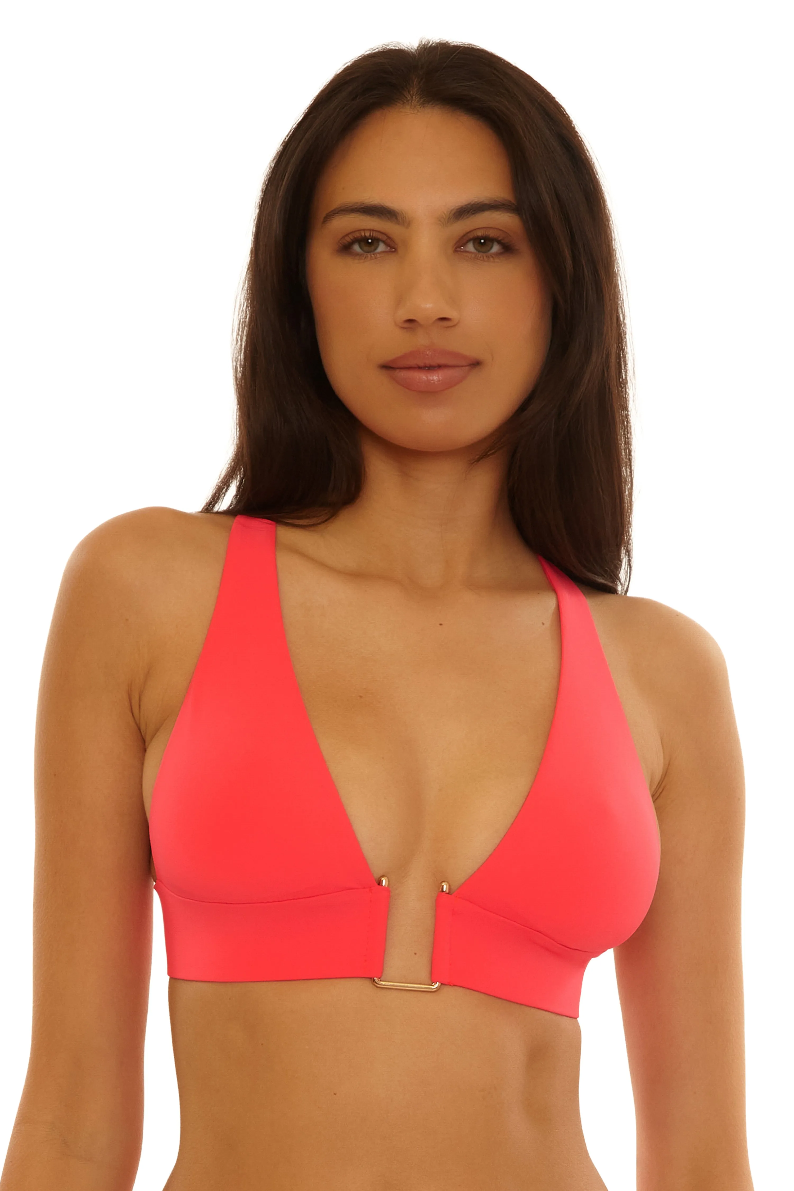 Color Code U-Buckle Halter Bikini Top sold by BECCA product image thumbnail 2