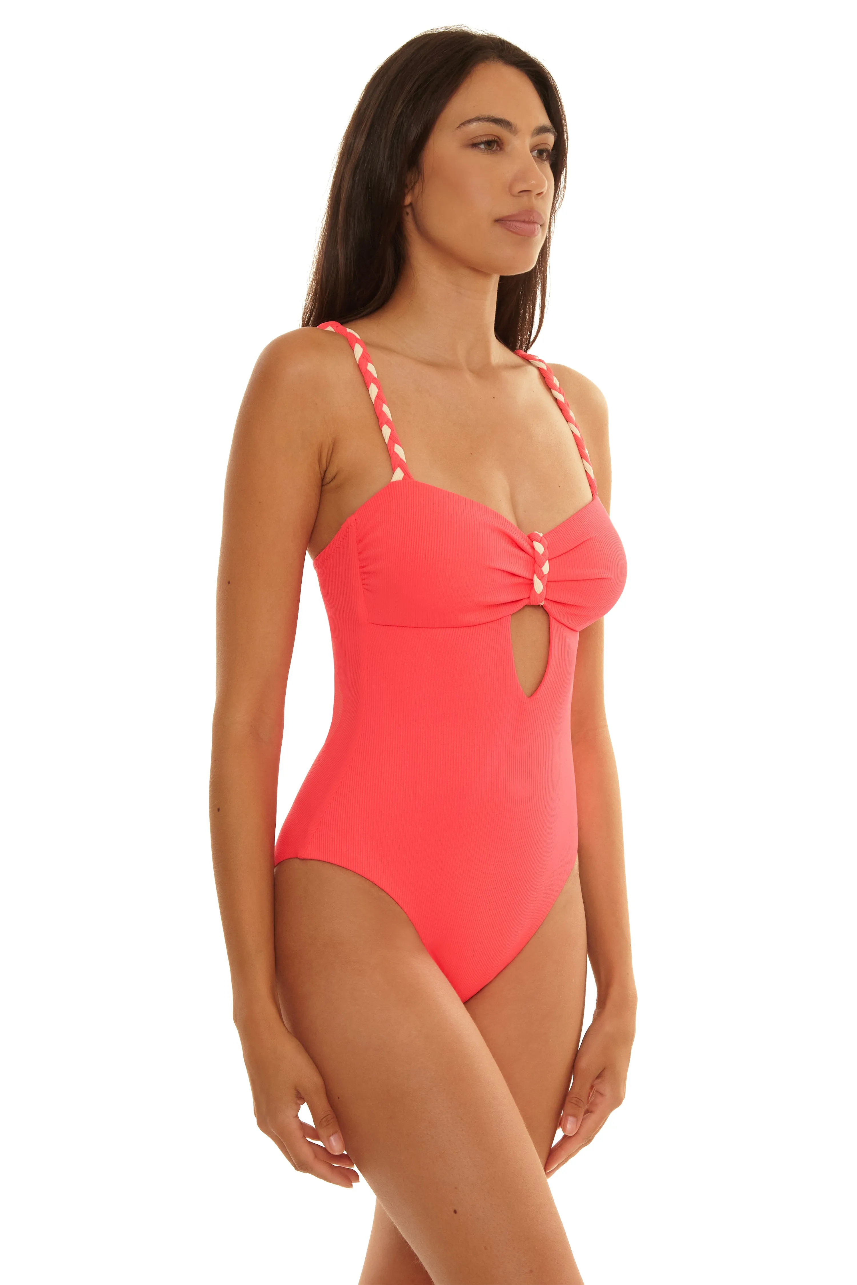 Modern Edge Braided Bandeau One Piece Swimsuit sold by BECCA product image thumbnail 4