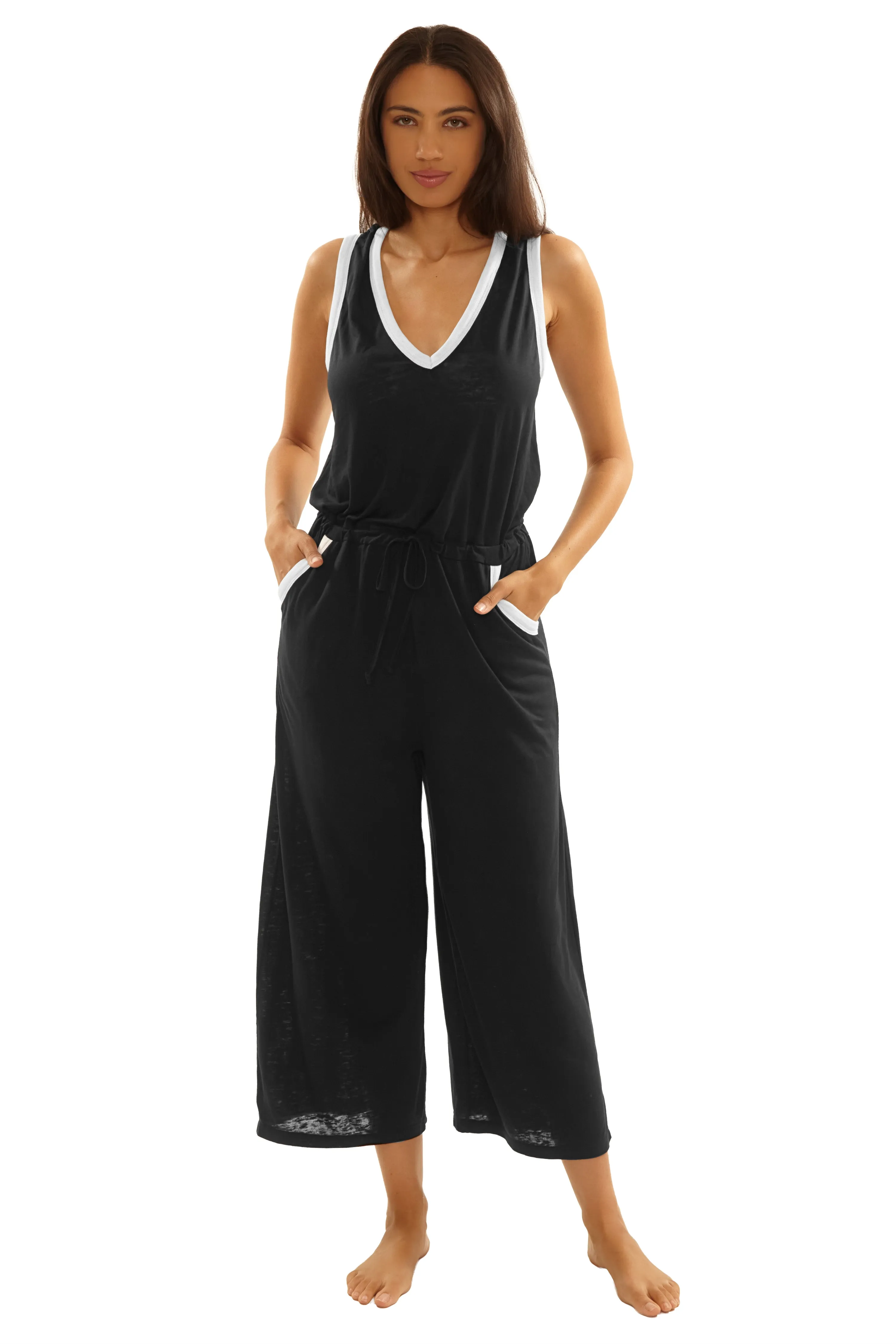 Beach Date Jumpsuit Cover-up sold by BECCA product image thumbnail 2