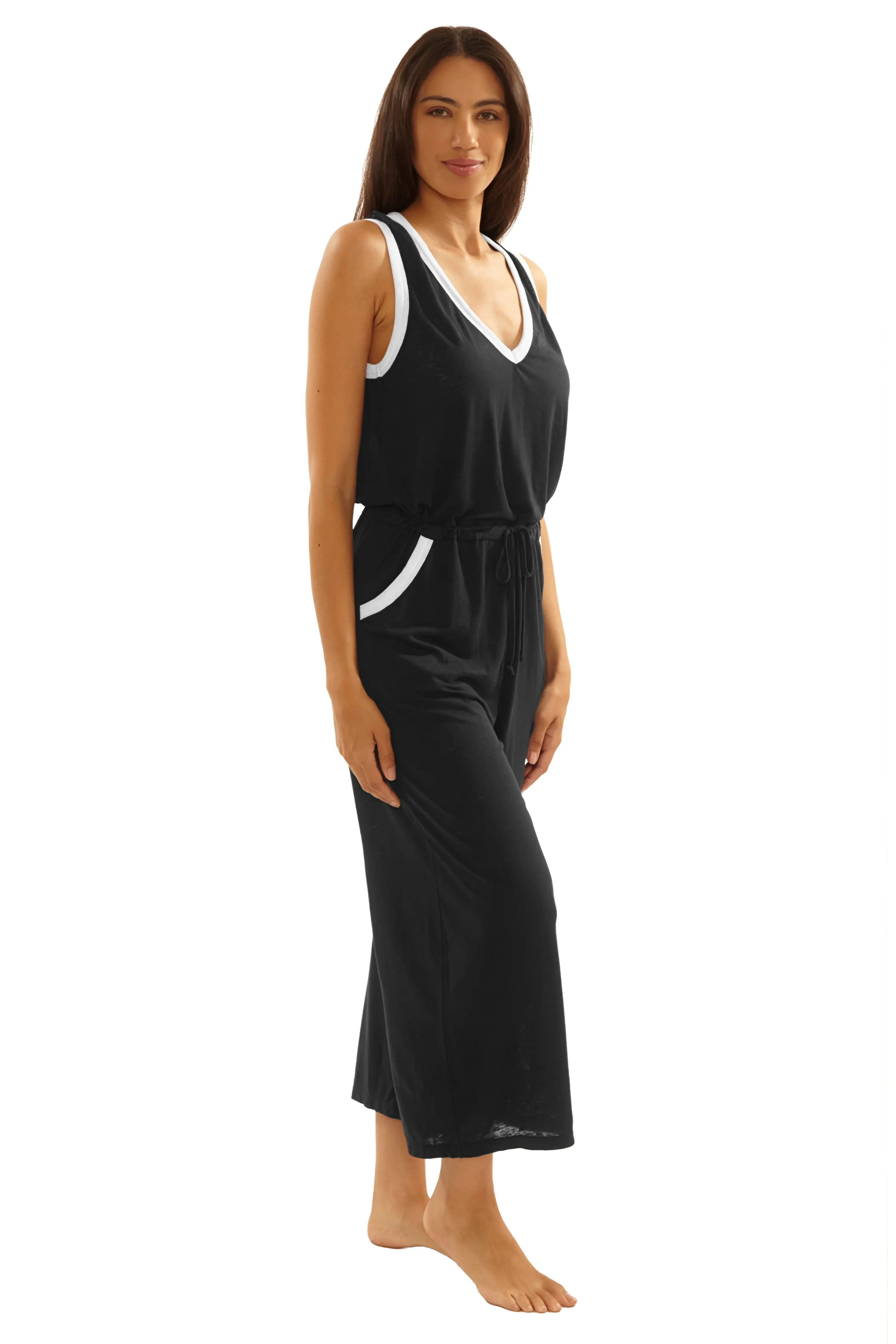 Beach Date Jumpsuit Cover-up sold by BECCA product image thumbnail 3