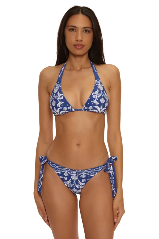 Seaside Ranch Reversible Tie Side Bikini Bottom made by BECCA