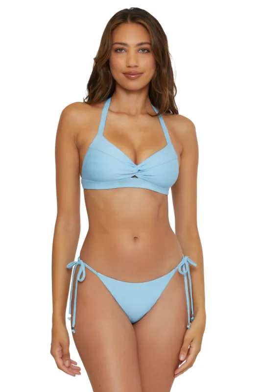 PRIMA TIE SIDE PANT sold by BECCA