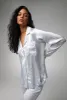 Renee's Blossom Long Sleeve Classic Woven Silk Satin PJ Set sold by BedHead