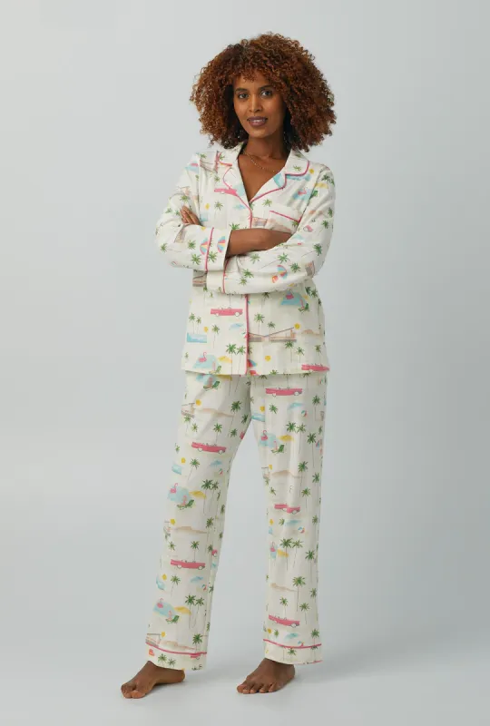 Welcome To Palm Springs Long Sleeve Classic Stretch Jersey PJ Set sold by BedHead