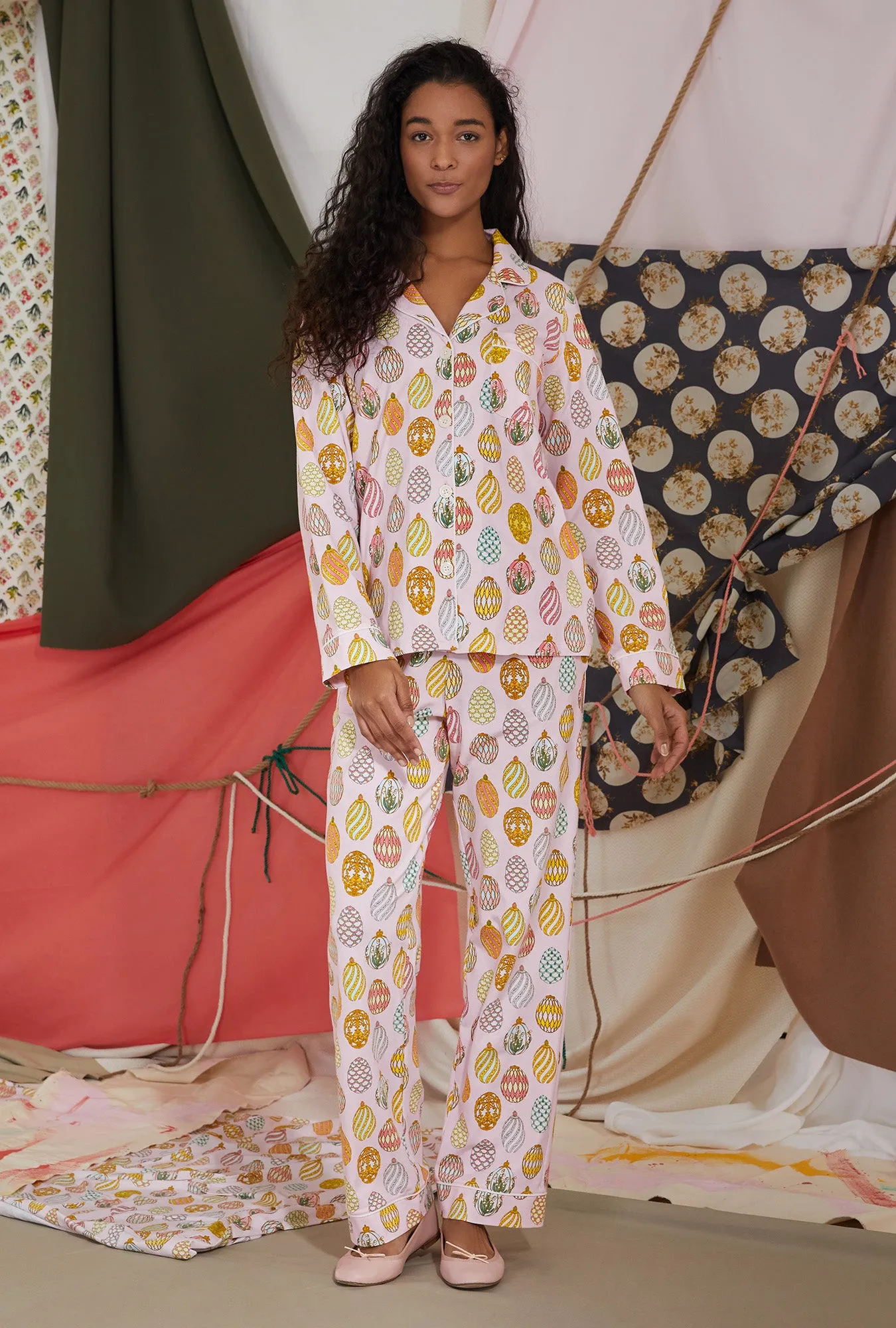 Egg Hunt Long Sleeve Classic Stretch Jersey PJ Set sold by BedHead product image thumbnail 3
