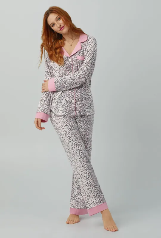 Spa Kitten Long Sleeve Classic Stretch Jersey PJ Set sold by BedHead