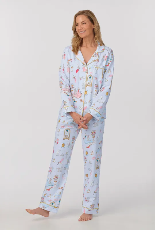 Penthouse Pups Long Sleeve Classic Stretch Jersey PJ Set sold by BedHead