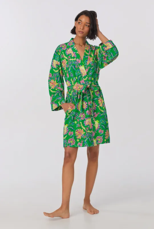 Royal Garden Banded Collar Stretch Jersey Robe sold by BedHead
