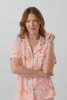 Champagne Disco Short Sleeve Classic Stretch Jersey Cropped PJ Set sold by BedHead