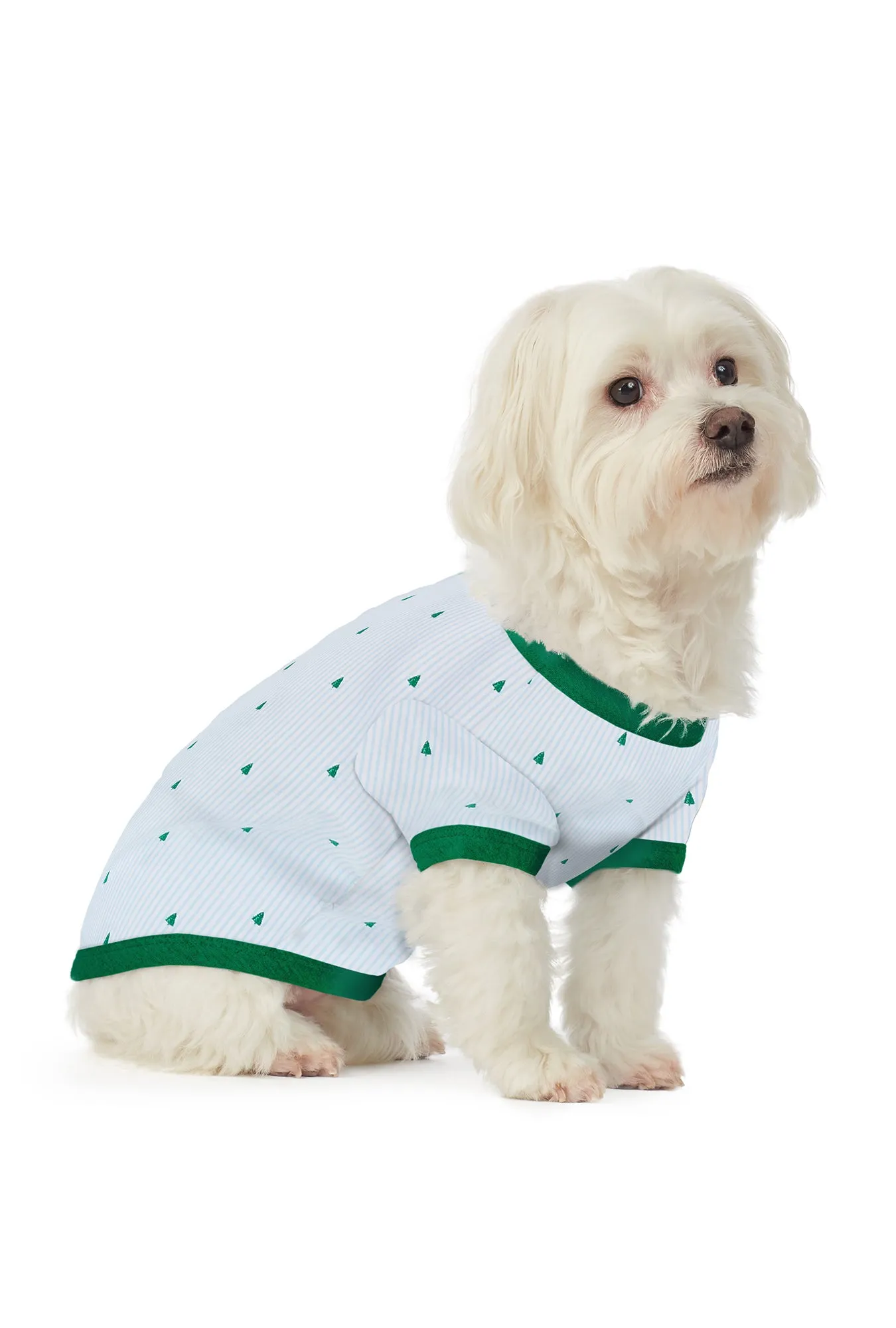 Holiday Trees Stretch Jersey Dog Pajama sold by BedHead product image thumbnail 2
