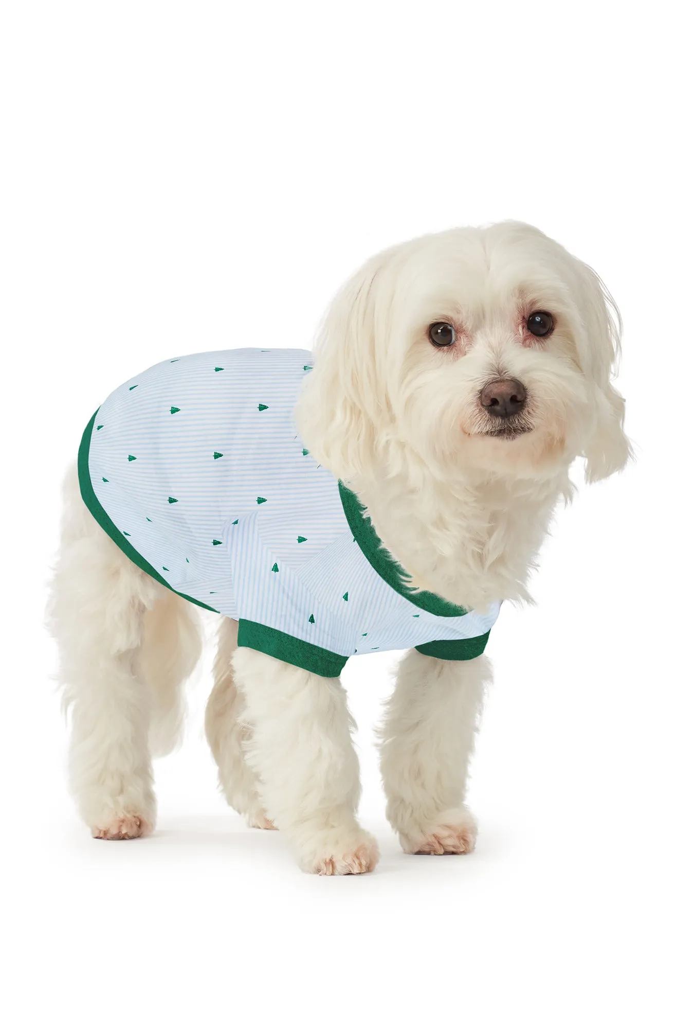 Holiday Trees Stretch Jersey Dog Pajama sold by BedHead product image thumbnail 3
