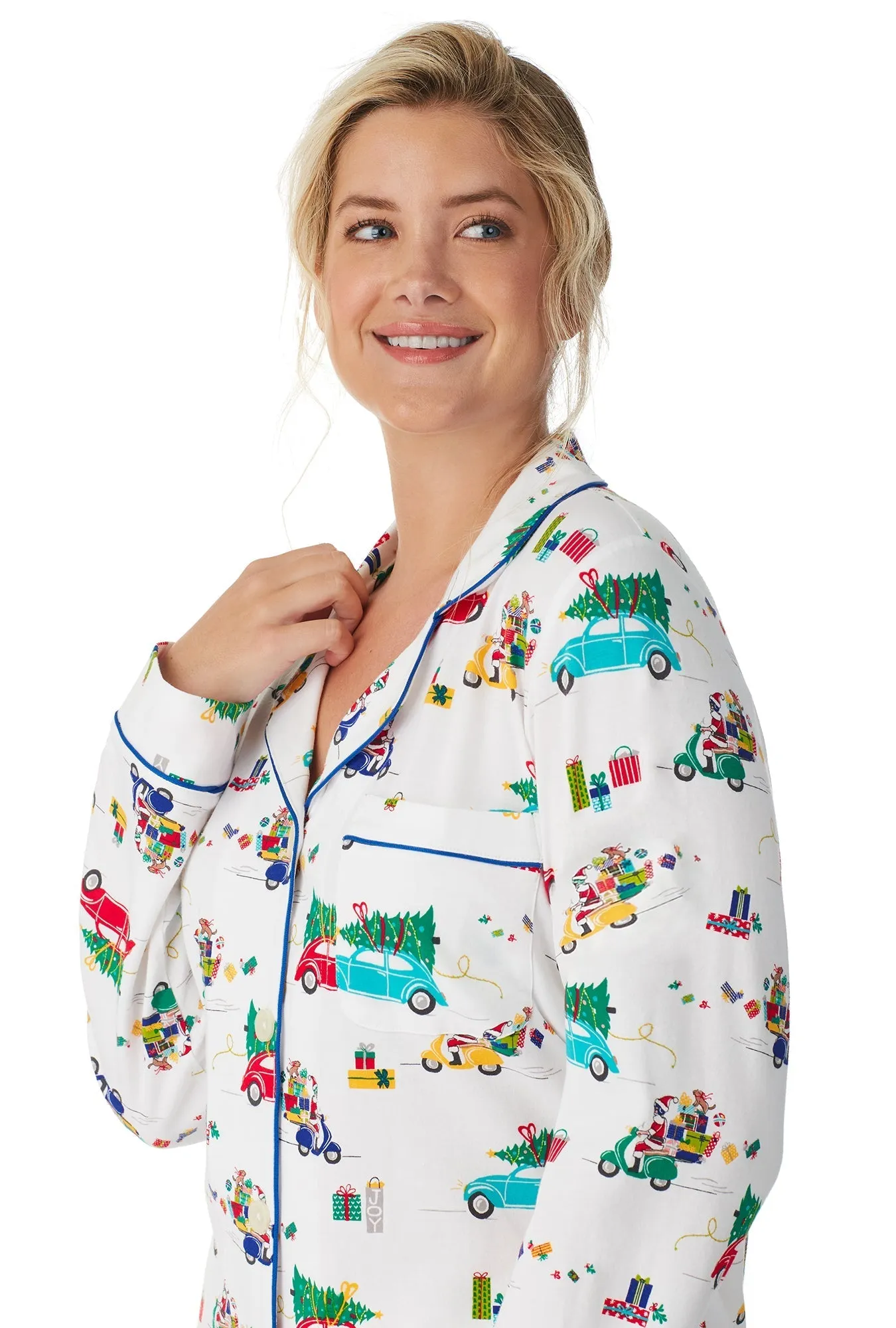 Holiday Rush Long Sleeve Classic Stretch Jersey PJ Set sold by BedHead product image thumbnail 4