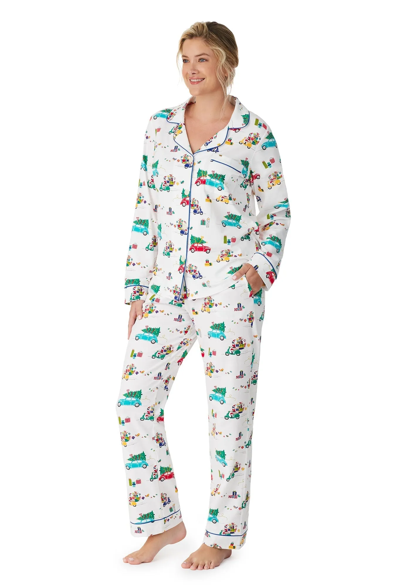 Holiday Rush Long Sleeve Classic Stretch Jersey PJ Set sold by BedHead product image thumbnail 2