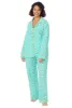 Happy Llamakkah Long Sleeve Classic Stretch Jersey PJ Set sold by BedHead