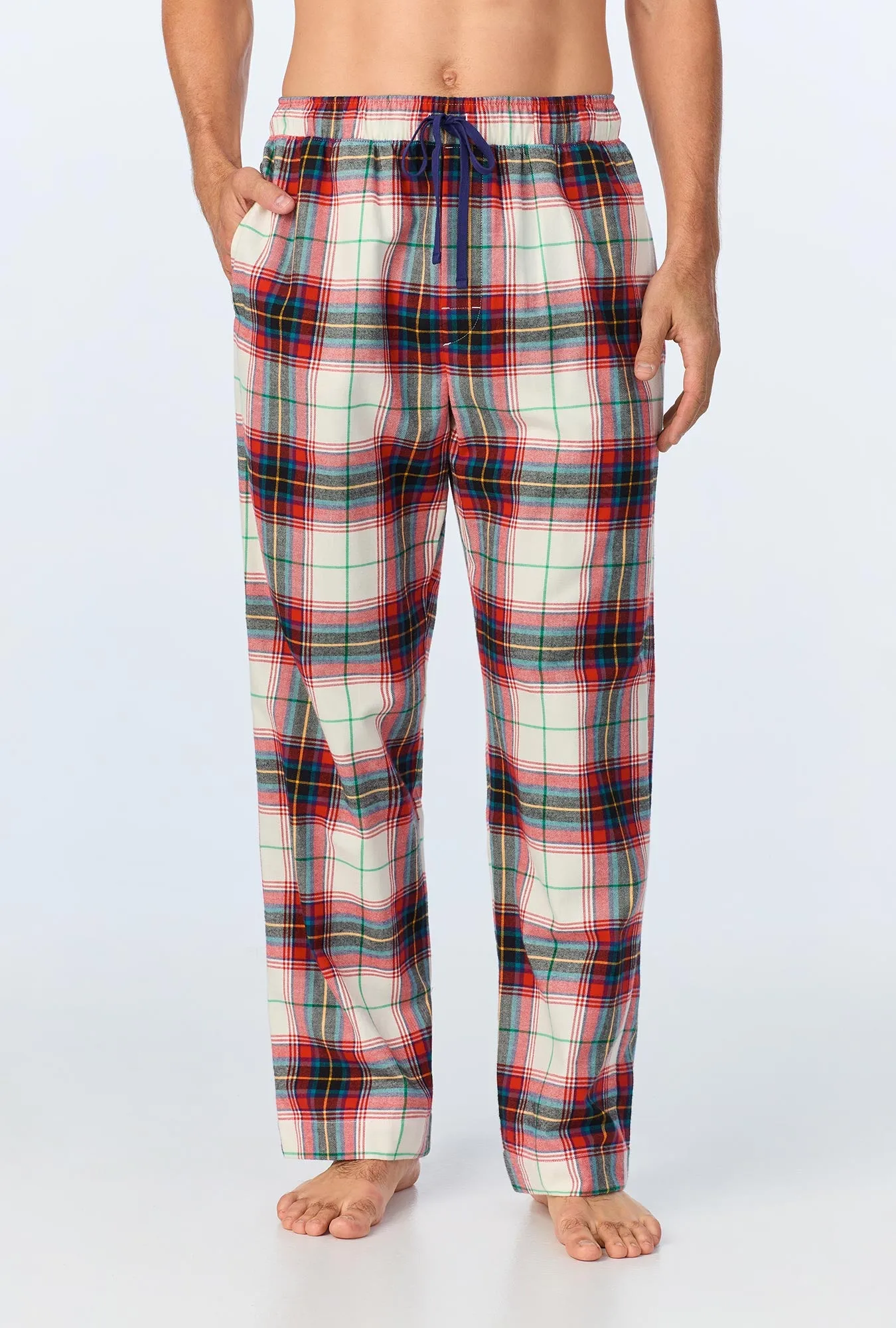Winter Tartan Men's Woven Portuguese Flannel PJ Pant sold by BedHead