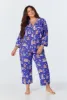 Winter in Paris 3/4 Sleeve Classic Stretch Jersey Cropped PJ Set sold by BedHead