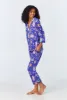 Winter in Paris 3/4 Sleeve Classic Stretch Jersey Cropped PJ Set sold by BedHead
