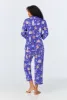 Winter in Paris 3/4 Sleeve Classic Stretch Jersey Cropped PJ Set sold by BedHead