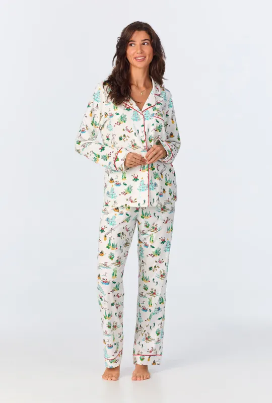 Tis The Sea-Son Long Sleeve Classic Stretch Jersey PJ Set sold by BedHead